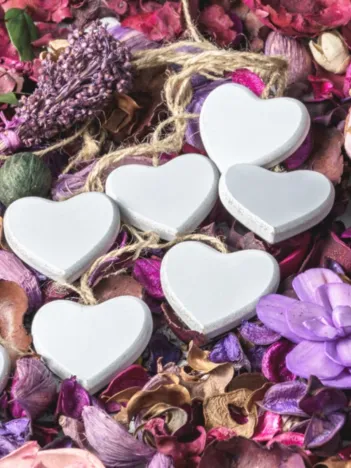 Produit Love - White Hearts Image
