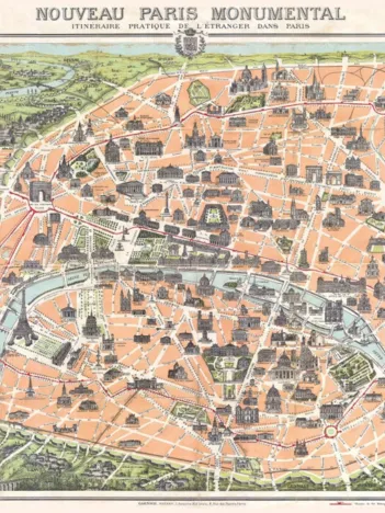 Produit Plan de Paris Monumental, 1900 Image