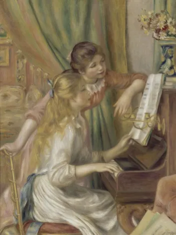 Produit Auguste Renoir : Jeunes filles au piano, 1892 Image