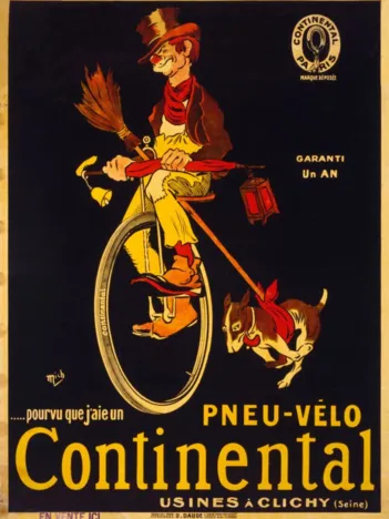 Produit Affiche pour Les Pneus de Vélo Continental , 1900 Image