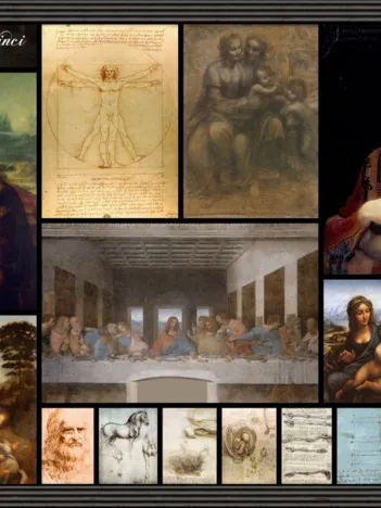 Produit Léonard de Vinci - Collage Image