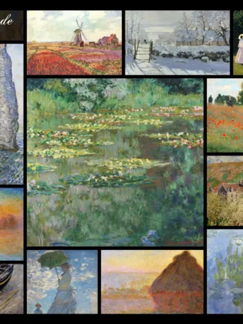 Produit Claude Monet - Collage Image