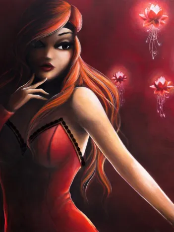 Produit Misstigri - Red Light Flower Image