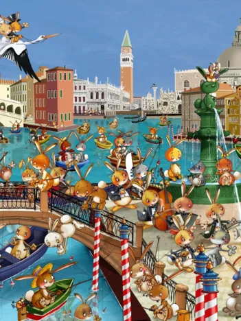 Produit François Ruyer - Les Lapins à Venise Image