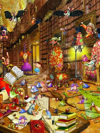 Produit François Ruyer - Sorcière à la Bibliothèque Image