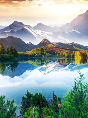 Produit La Montagne derrière le Lac Image