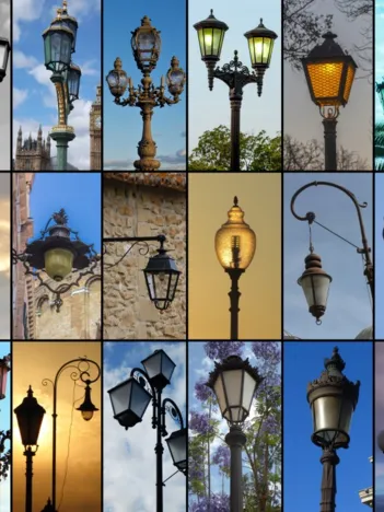 Produit Collage - Lampadaires Image