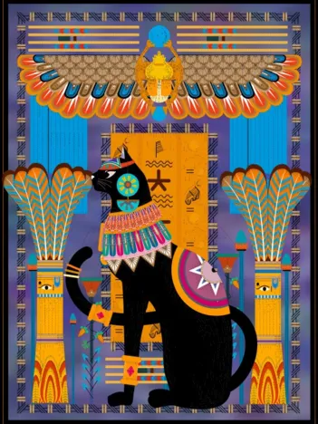 Produit Chat Egyptien - Bleu Image