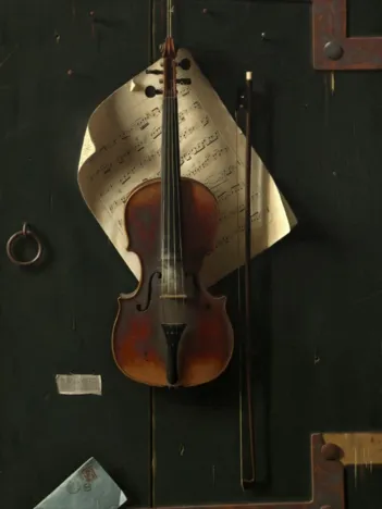 Produit William Michael Harnett : Le Vieux Violon, 1886 Image