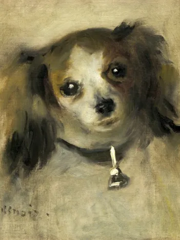 Produit Auguste Renoir : Tête de Chien, 1870 Image