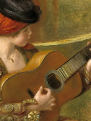 Produit Auguste Renoir : Jeune Femme Espagnole avec une Guitare, 1898 Image