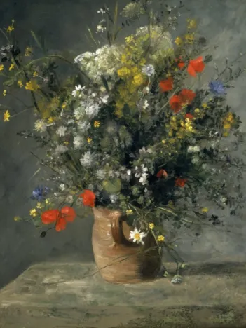 Produit Auguste Renoir : Fleurs dans un Vase, 1866 Image