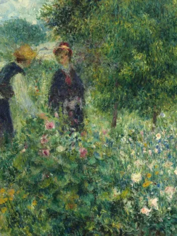 Produit Auguste Renoir : Cueillette de Fleurs, 1875 Image