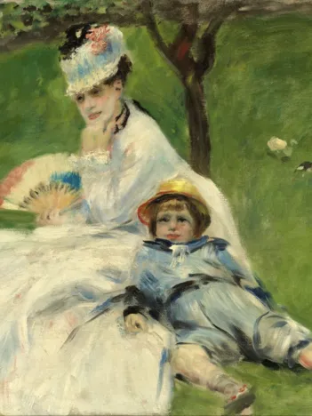 Produit Auguste Renoir : Madame Monet et son Fils, 1874 Image