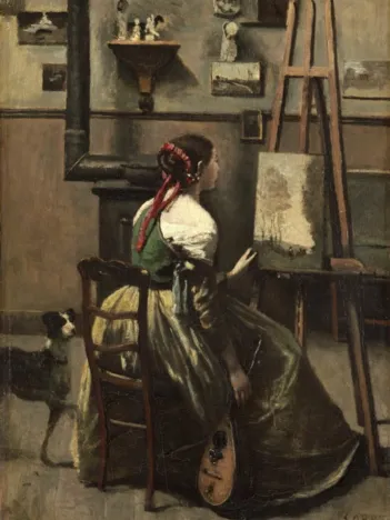 Produit Jean-Baptiste-Camille Corot : Atelier de l'Artiste, 1868 Image