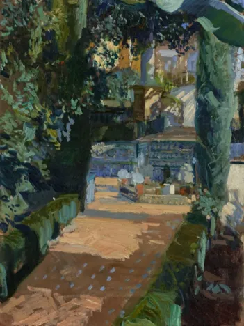Produit Joaquin Sorolla y Bastida : Court of the Dances, Alcázar, Sevilla, 1910 Image