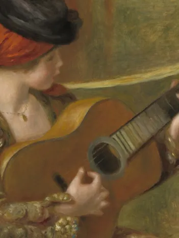 Produit Auguste Renoir - Jeune Espagnole avec une Guitare Image