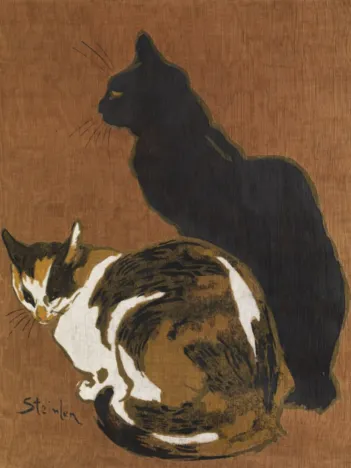 Produit Théophile-Alexandre Steinlen : Les Deux Chats, 1923 Image