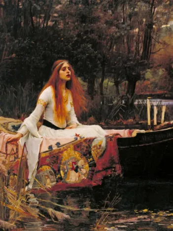 Produit Waterhouse John William : The Lady of Shalott, 1888 Image