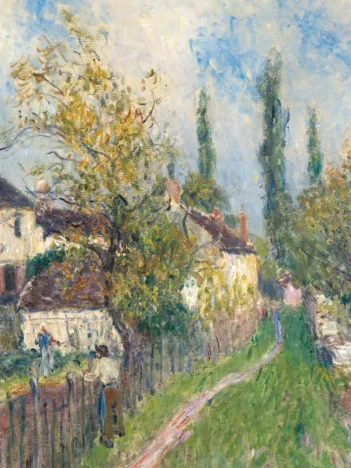 Produit Alfred Sisley : Un Sentier aux Sablons, 1883 Image