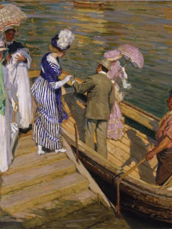Produit E. Phillips Fox : The ferry, 1911 Image
