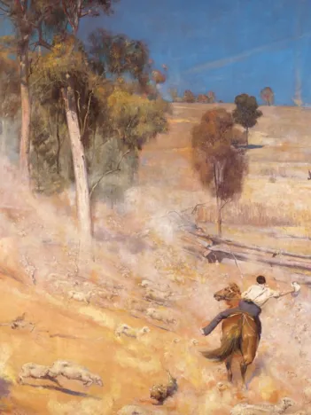 Produit Tom Roberts : A Break Away!, 1891 Image