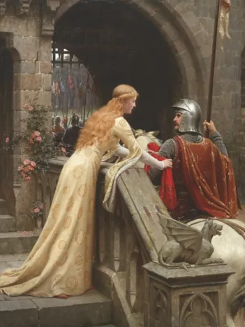 Produit Edmund Blair Leighton : Dieu te protège, 1900 Image