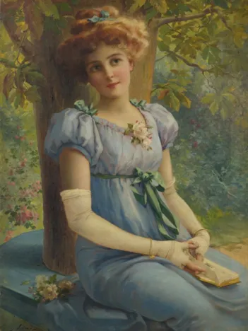 Produit Émile Vernon : Un Doux Regard, 1919 Image