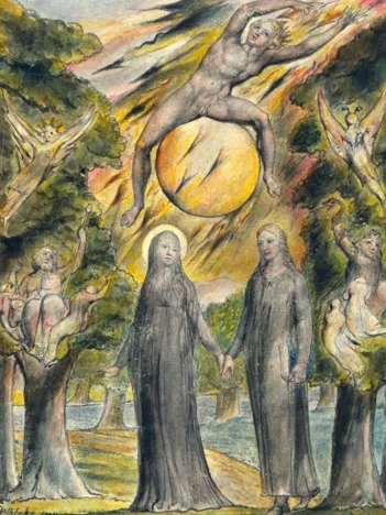 Produit William Blake : The Sun in His Wrath, 1816-1820 Image