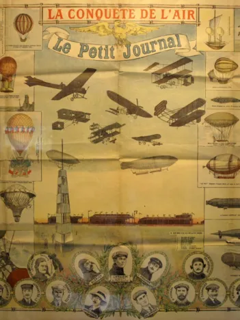 Produit Dépliant du Petit Journal pour la Grande Semaine de l'aviation de Champagne , 1909 Image