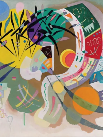 Produit Vassily Kandinsky - Dominant Curve, 1936 Image