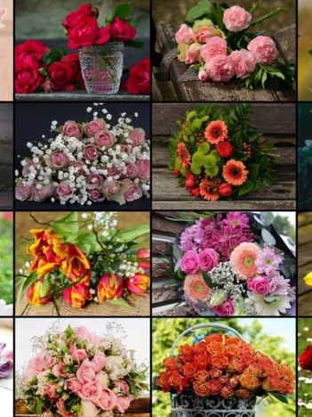Produit Collage - Bouquets de Fleurs Image