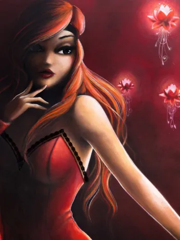 Produit Misstigri : Red Light Flower Image