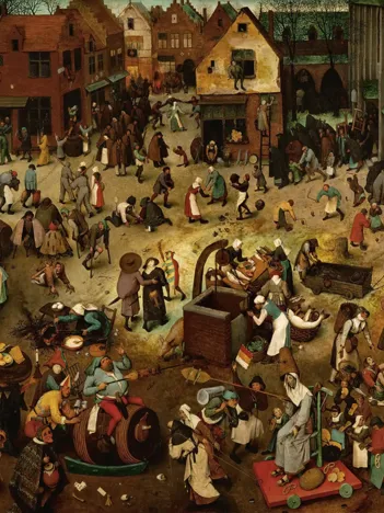 Produit Brueghel Pieter - Le Combat de Carnaval et Carême, 1559 Image