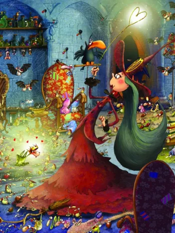 Produit François Ruyer - La Sorcière à la Baguette Magique Image