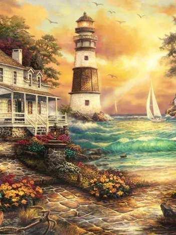 Produit Chuck Pinson - Cottage by the Sea Image
