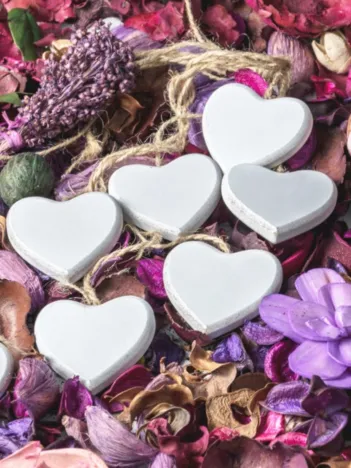 Produit Love - White Hearts Image