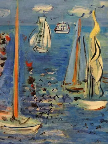 Produit Raoul Dufy - Bateaux Pavoisés, 1946 Image