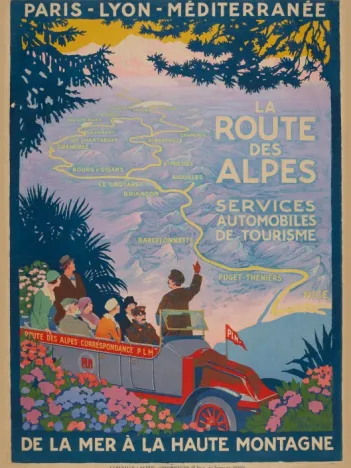 Produit Roger Broders -  La Route des Alpes, 1920 Image