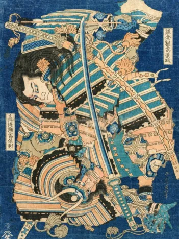 Produit Hokusai - Kamakura no Gengoro Seizing Torinoumi Tasaburo Image