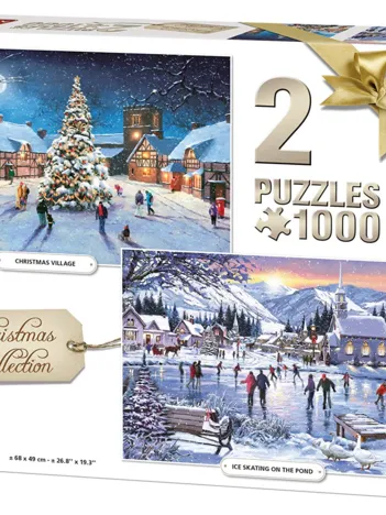 Produit 2 Puzzles - Noël Rétro Image