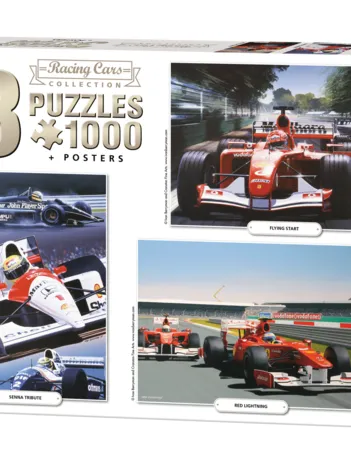 Produit 3 Puzzles - Racing Cars Collection Image