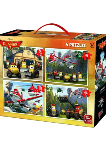 Produit 4 Puzzles - Planes Image