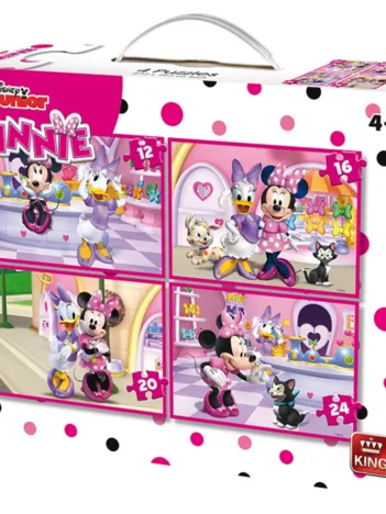 Produit 4 Puzzles - Minnie Image
