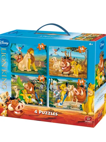 Produit 4 Puzzles - Le Roi Lion Image