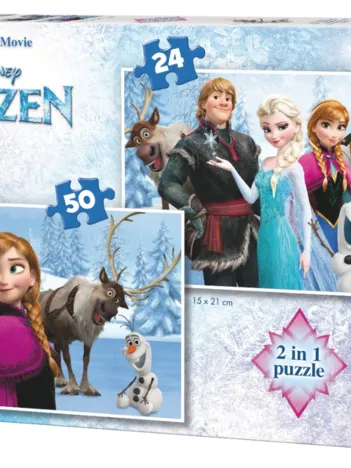 Produit 2 Puzzles - La Reine des Neiges Image