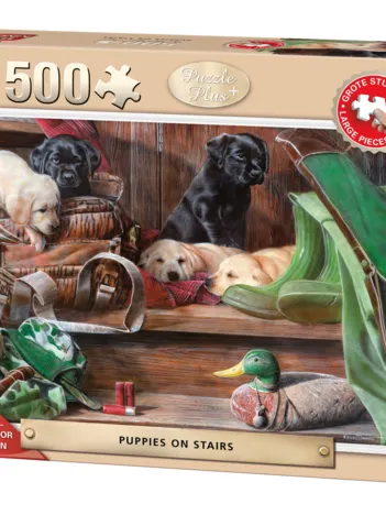 Produit Pièces XXL - Puppies on Stairs Image