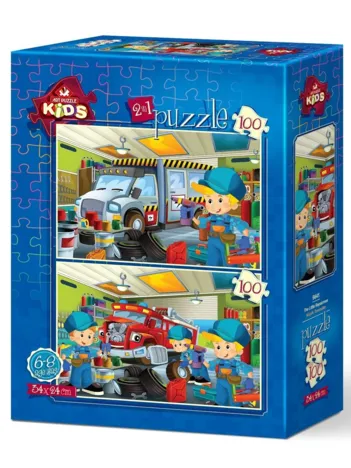 Produit 2 Puzzles - Mécanique Image