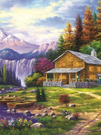 Produit Coucher de Soleil dans les Montagnes Image