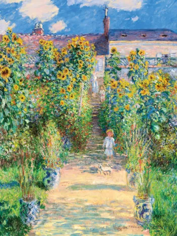 Produit Claude Monet, Le jardin de Monet à Vétheuil, 1881 Image
